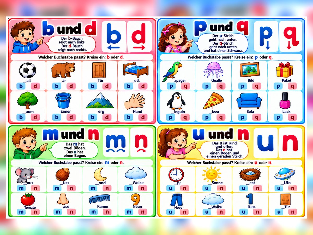 Ähnliche Buchstaben – Vorschau
