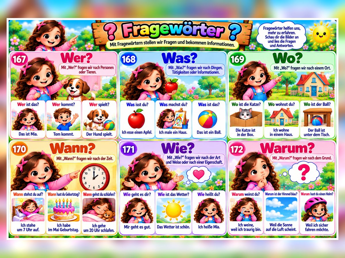 Fragewörter – Vorschau